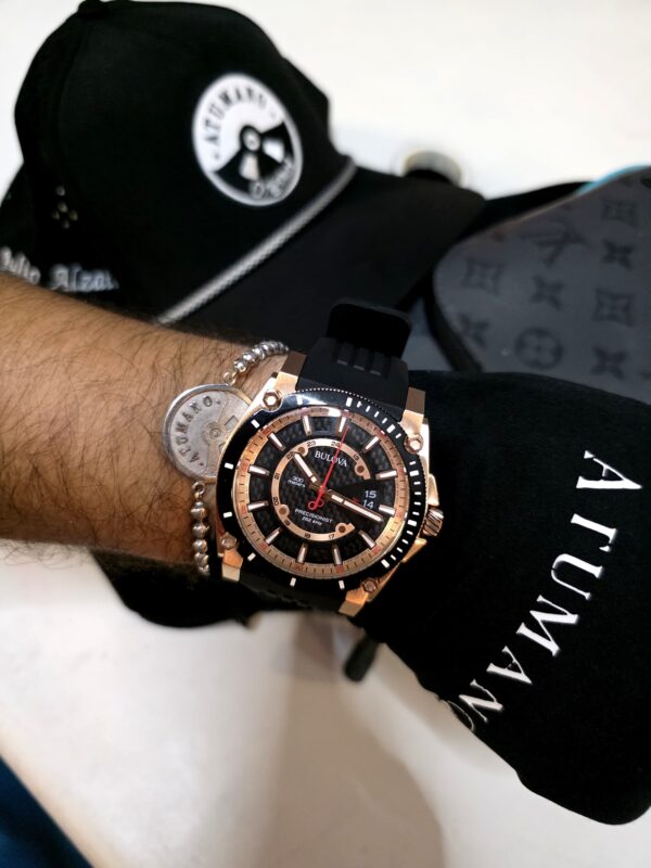 RELOJ BULOVA CLASSIC (98B152) PRECISIONIST RUBBER STRAP - Imagen 6