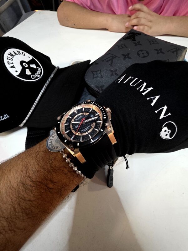 RELOJ BULOVA CLASSIC (98B152) PRECISIONIST RUBBER STRAP - Imagen 10