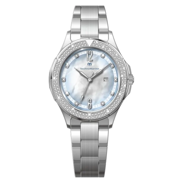RELOJ TECHNOMARINE PARA DAMA ACERO TM-826007 LUNA