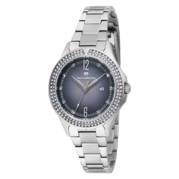 RELOJ TECHNOMARINE PARA DAMA ACERO TM-826008 LUNA
