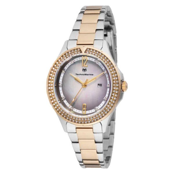 RELOJ TECHNOMARINE PARA DAMA ACERO TM-826011 LUNA