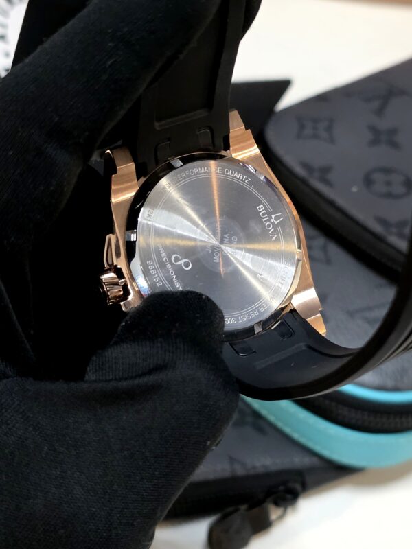 RELOJ BULOVA CLASSIC (98B152) PRECISIONIST RUBBER STRAP - Imagen 13