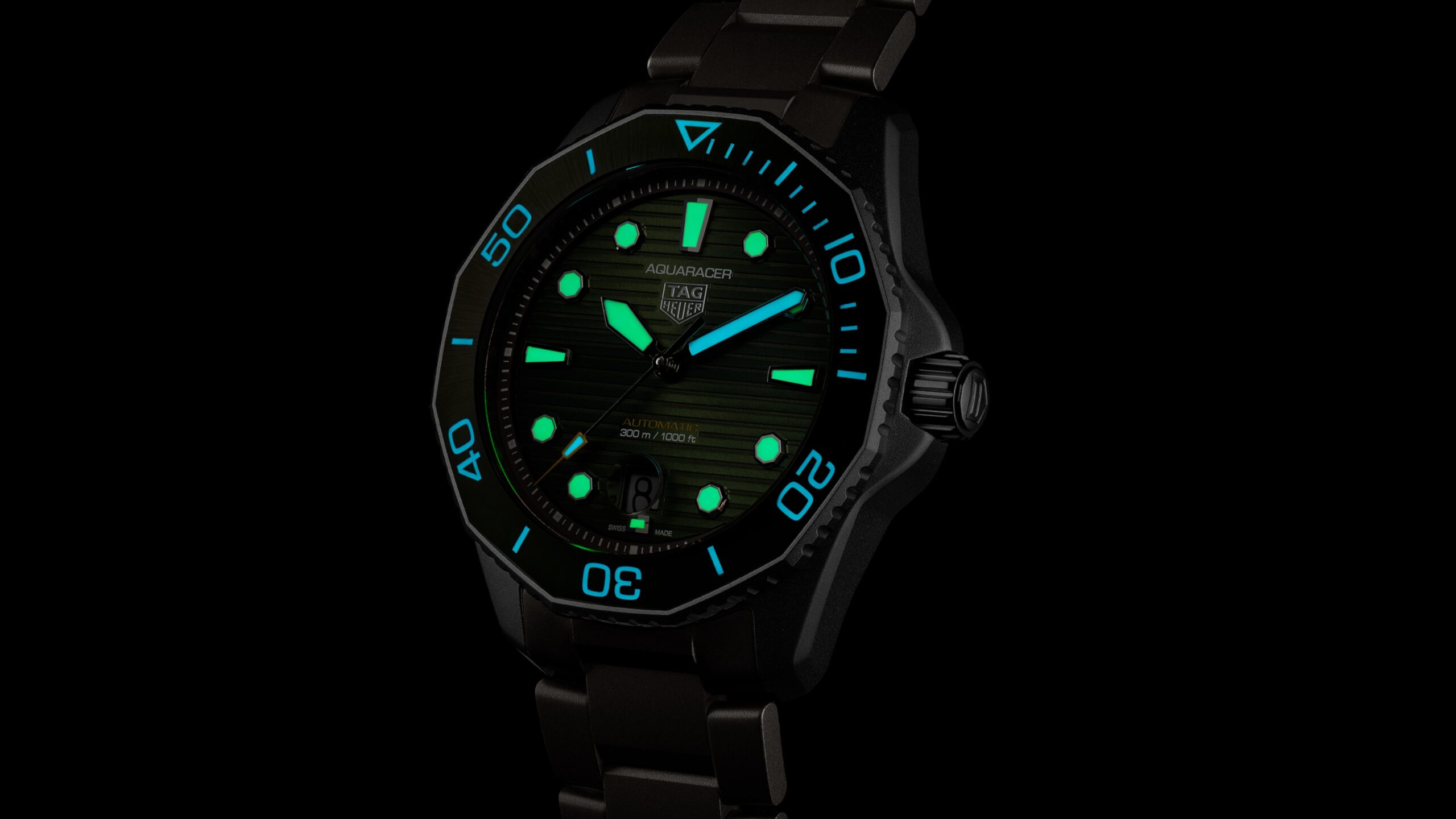 Reloj TAG Heuer Aquaracer Professional 300 Date WBP208B.BF0631 8 Noche
