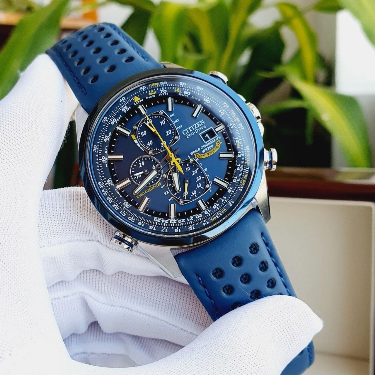 RELOJ CITIZEN (AT8020-03L) WORLD CHRONOGRAPH A-T 1 RELOJ CITIZEN (AT8020-03L) WORLD CHRONOGRAPH A-T