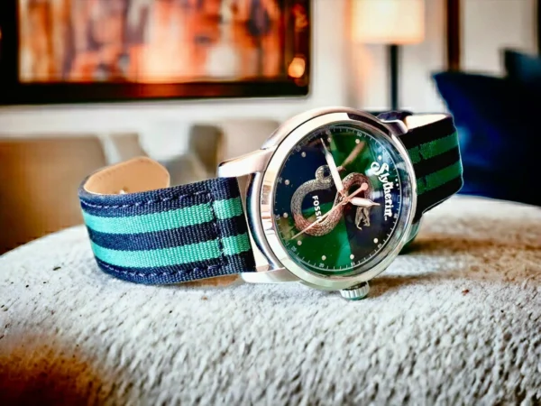 RELOJ FOSSIL DE EDICION LIMITADA (LE1161) HARRY POTTER SLYTHERIN HOGWARTS - Imagen 4