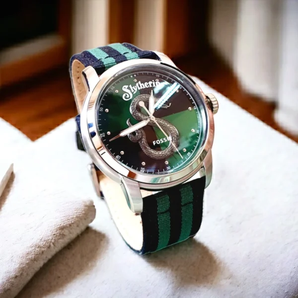 RELOJ FOSSIL DE EDICION LIMITADA (LE1161) HARRY POTTER SLYTHERIN HOGWARTS - Imagen 3