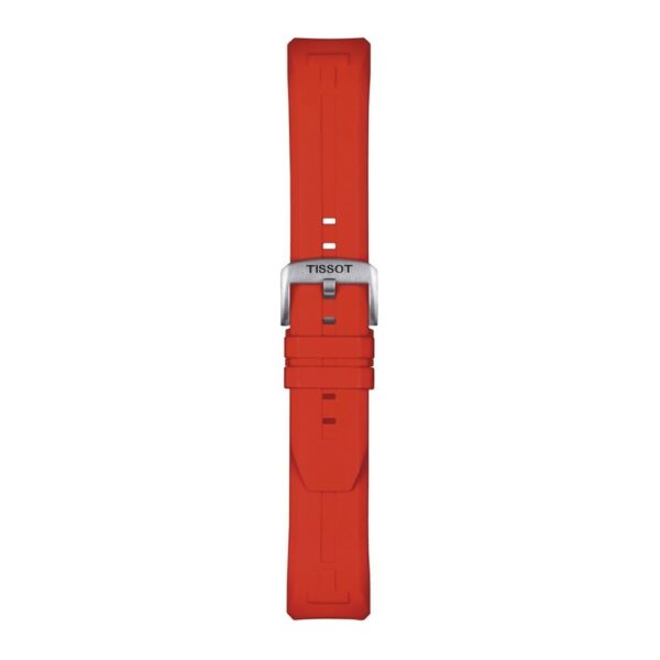 Correa Tissot T-Race  T603044329 Caucho Rojo - Imagen 2