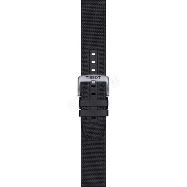 Correa Tissot super sport cuero textil negro T604047163 - Imagen 2