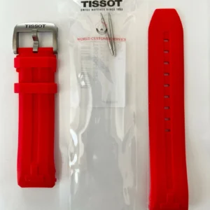 Correa Tissot T-Race  T603044329 Caucho Rojo