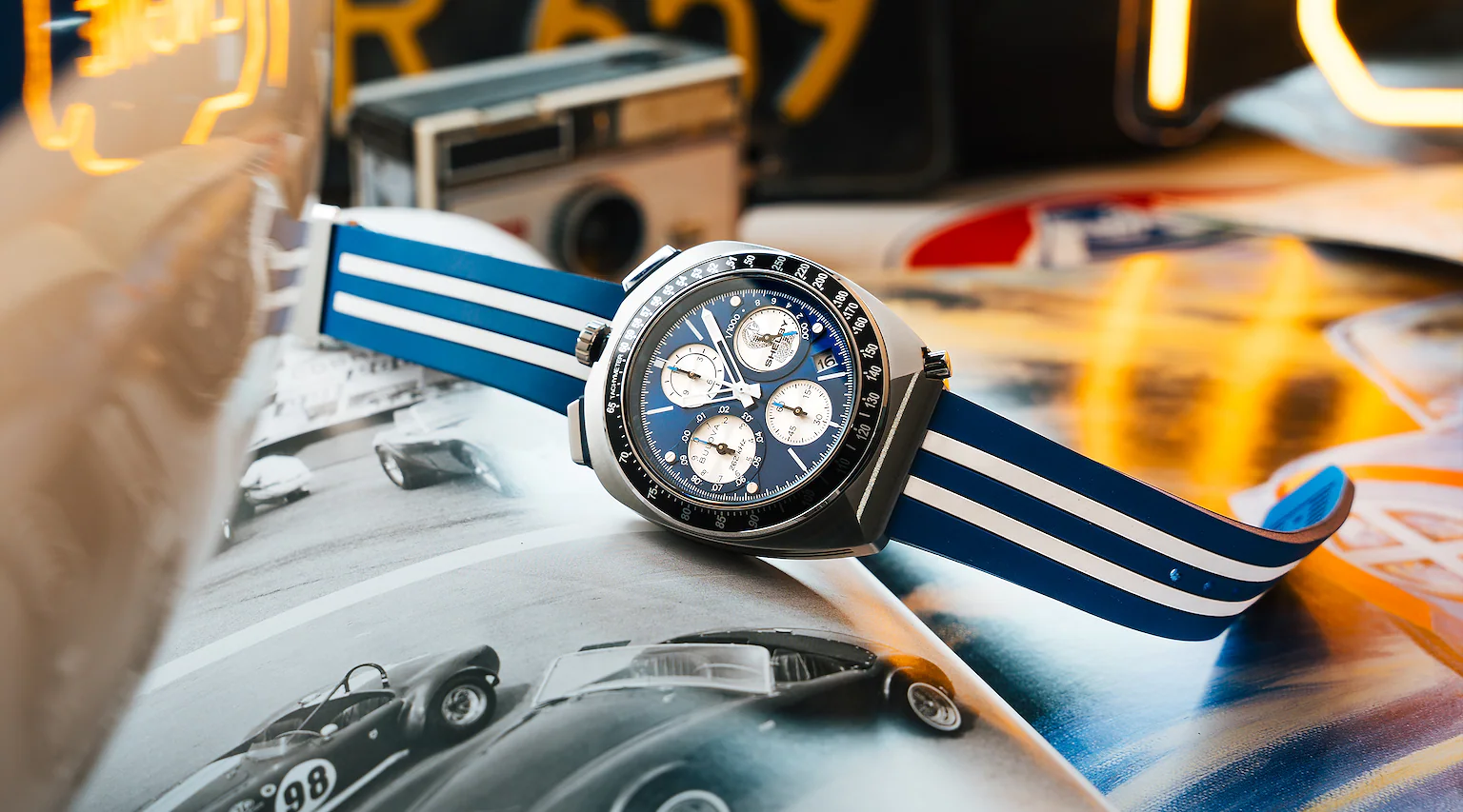 RELOJ BULOVA SHELBY® Racer Chronograph (98B452) EDICION LIMITADA 2 RELOJ BULOVA SHELBY® Racer Chronograph (98B452) EDICION LIMITADA - Imagen 2