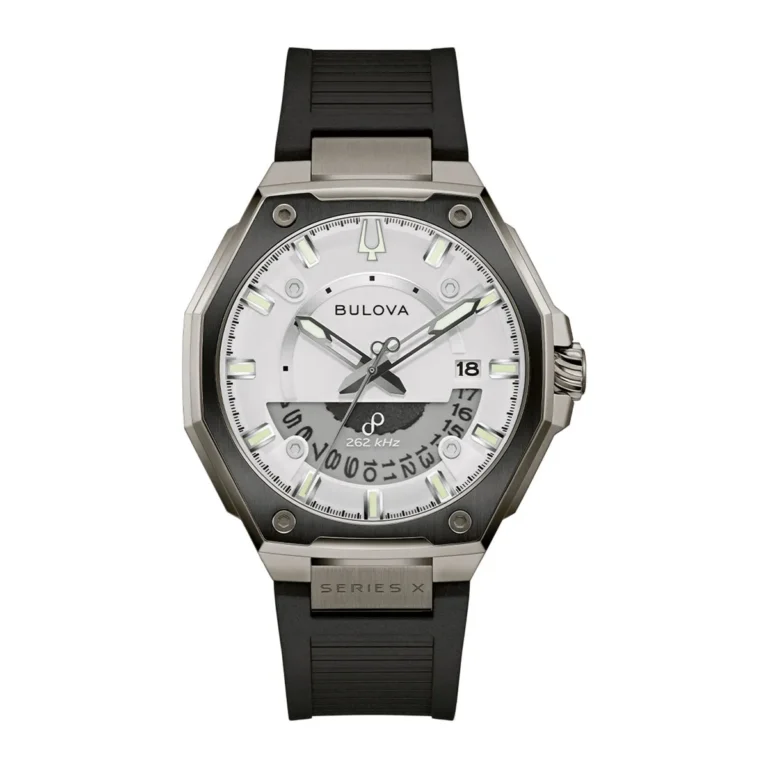 Reloj Bulova Hombre Series X. Reloj Silicona Negro 98B457