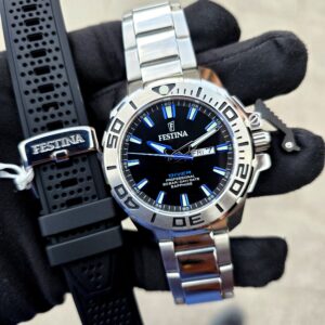 RELOJ ANÁLOGO PARA HOMBRE FESTINA NEGRO F20665/3 - PLATEADO