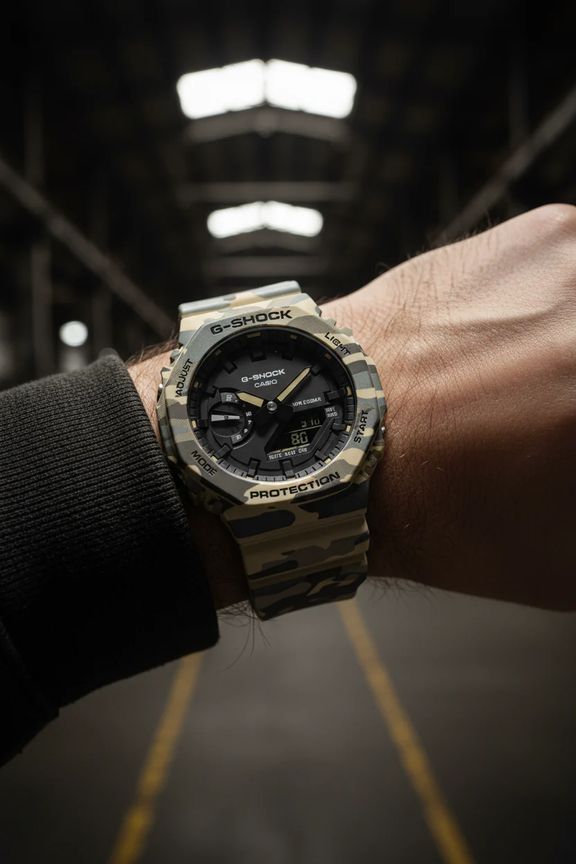 Reloj para Hombre G-Shock (GA-2100CM-5ADR) 4 Reloj para Hombre G-Shock (GA-2100CM-5ADR) - Imagen 4