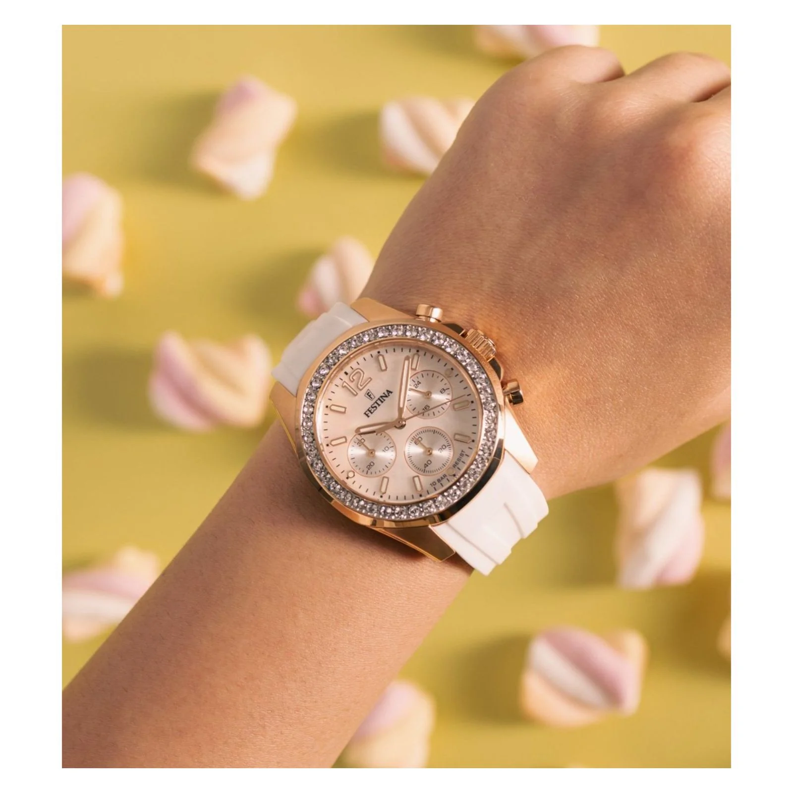 RELOJ PARA MUJER FESTINA RAINBOW F20611/1 - BLANCO 3 RELOJ PARA MUJER FESTINA RAINBOW F20611/1 - BLANCO - Imagen 3