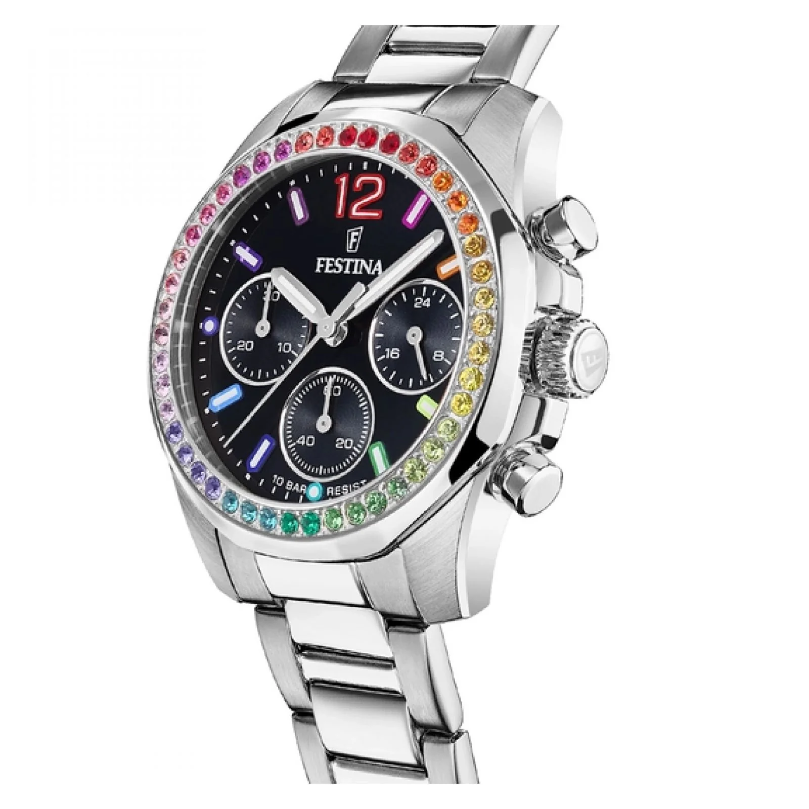 RELOJ ELEGANTE PARA MUJER FESTINA RAINBOW F20606/3 - PLATEADO 3 RELOJ ELEGANTE PARA MUJER FESTINA RAINBOW F20606/3 - PLATEADO - Imagen 3