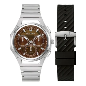 Reloj Bulova Hombre (96K117) Luxury  Acero Inoxidable Plateado